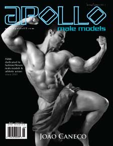 bodybuilder Joao Caneco in Apollo Male Models Magazine