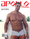 Apollo Male Models Magazine cover model Tyler Sackett