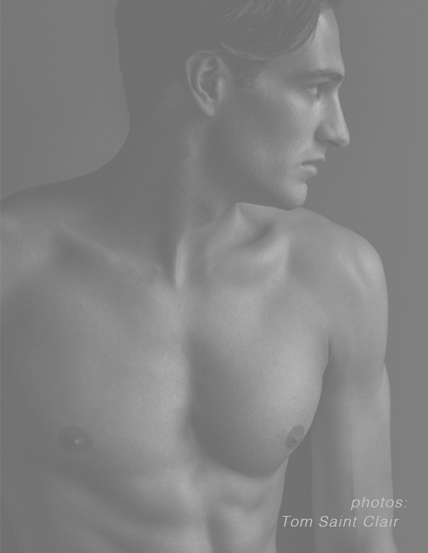 Apollo Male Models Magazine Cover Model Daniele Mazzola - photos by Tom Saint Claire