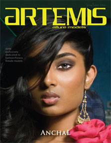 Artemis Allure Models Magazine - cover-model Anchal from America's Next Top Model
